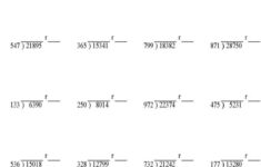 Kumon Division Worksheets