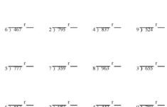 Kumon Division Worksheets