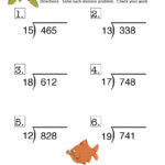 Long Division No Remainder Worksheet 4