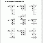 Long Division Practice Division Worksheets Long Division Worksheets