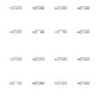 Long Division Questions No Remainders Year 6 Thekidsworksheet