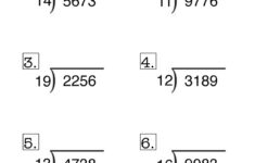 Long Division Remainder Worksheet 2