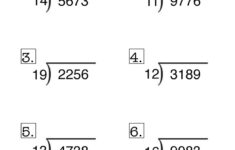 Long Division Remainder Worksheet 2