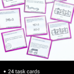 Long Division Task Cards The Box Or Area Method Division Task Cards