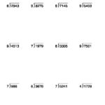 Long Division Worksheet Part II With Answer Key TpT