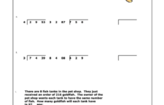 Long Division Worksheet With Answer Key Printable Pdf Download