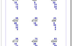 Long Division Worksheets