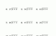 Long Division Worksheets 5th Grade 12 Free Printable Long Division