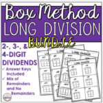 Long Division Worksheets BUNDLE By The Compton Creative TpT Long