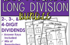 Long Division Worksheets BUNDLE By The Compton Creative TpT Long