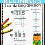 Long Division Worksheets Bundle In 2020 Teaching Long Division Long