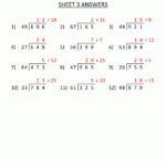 Long Division Worksheets For 5th Grade