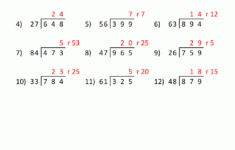 Long Division Worksheets For 5th Grade