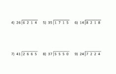 Long Division Worksheets For 5th Grade