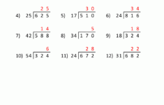 Long Division Worksheets For 5th Grade