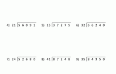 Long Division Worksheets For 5th Grade