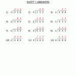 Long Division Worksheets Grade 4 With Answers Download Worksheet