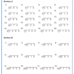 Long Division Worksheets Practice Questions And Answers Cazoomy