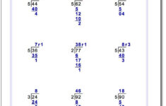Long Division Worksheets These Long Division Worksheets Have Quotients