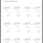 Long Division Worksheets Worksheet School