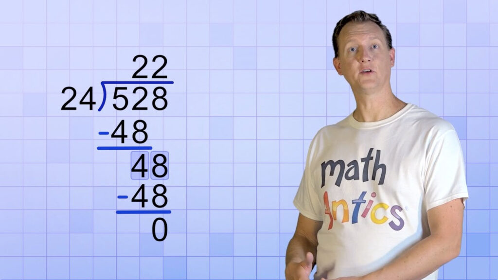 Math antics long division with 2 digit divisors youtube long division