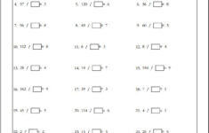 Math Division Worksheets 5th Grade For Kids