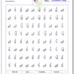 Mixed Multiplication And Division