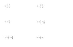 Multiplying Dividing Fractions And Mixed Numbers Kuta Software