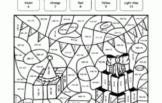 Mystery Birthday Party Division Puzzle Division Worksheets Color