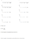 Polynomial Long Division Worksheet Worksheet Division Of Db Excel