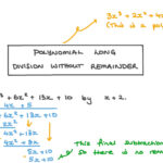 Polynomial Long Division Worksheets No Remainder Algebraic Long