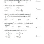 Polynomial Long Division Worksheets No Remainder Algebraic Long
