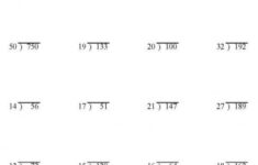 Printable Long Division Worksheets 4th Grade Division Worksheets