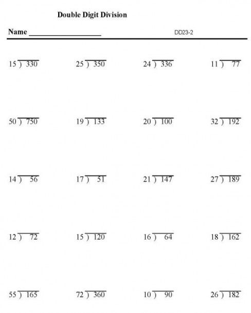 Printable Long Division Worksheets 4th Grade Division Worksheets 