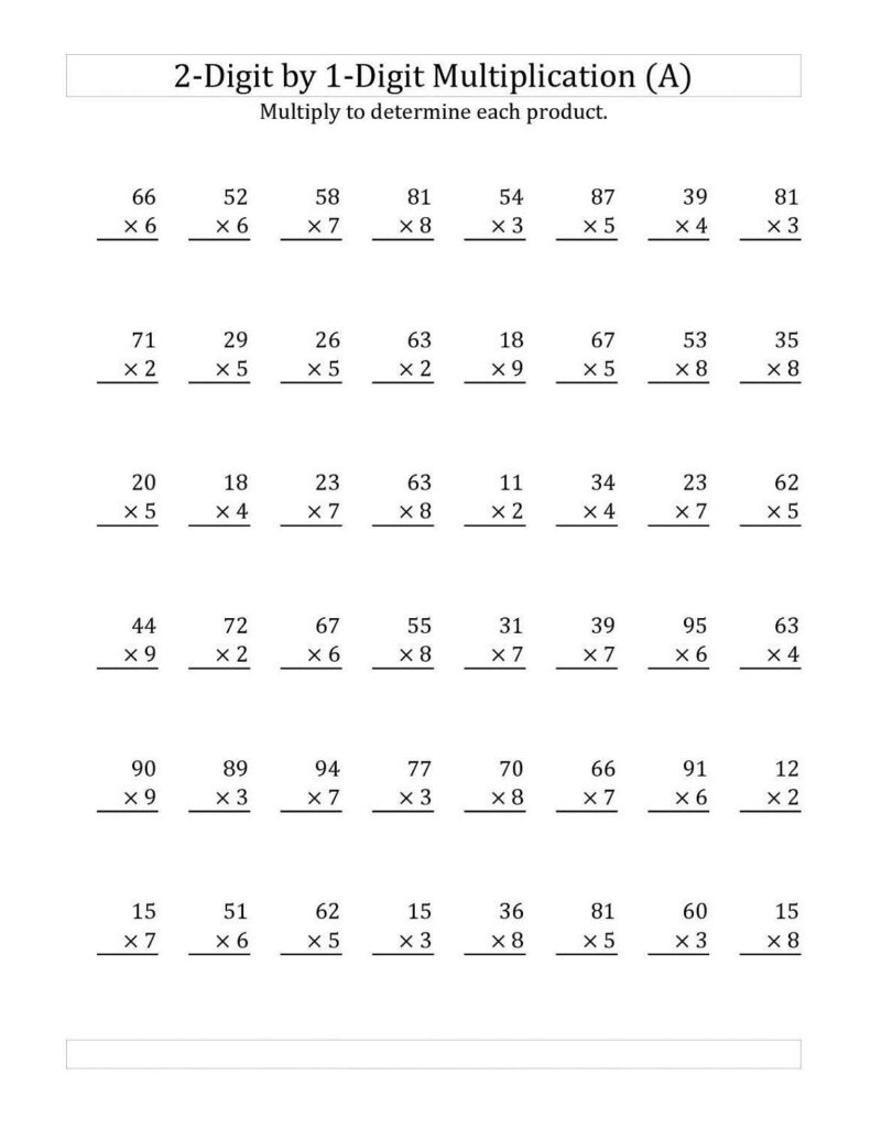 Printable Multiplication Worksheets For Grade 5 Times Tables Worksheets ...