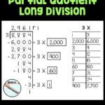 Scaffolded Partial Quotient Long Division Division Practice Long