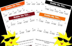 Summer Long Division Math Riddles Math Division Math Riddles Math