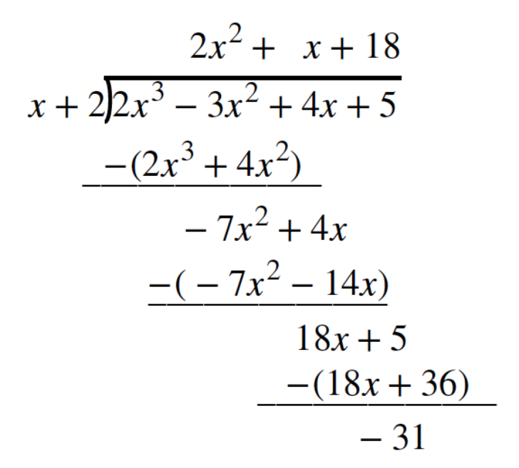 Algebra 2 Long And Synthetic Division Worksheet