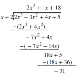 Synthetic Division College Algebra