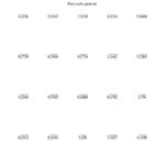 The Long Division One Digit Divisor And A Two Digit Quotient With No