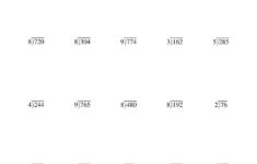 The Long Division One Digit Divisor And A Two Digit Quotient With No