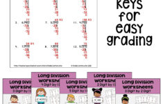 These Long Division Worksheets Are Printable And Make Practicing Math