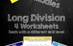These Worksheets Make Long Division FUN What A Fun Way To Practice