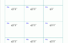 Worksheets For Division With Remainders