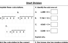 Year 6 Short Division Lesson Classroom Secrets Classroom Secrets